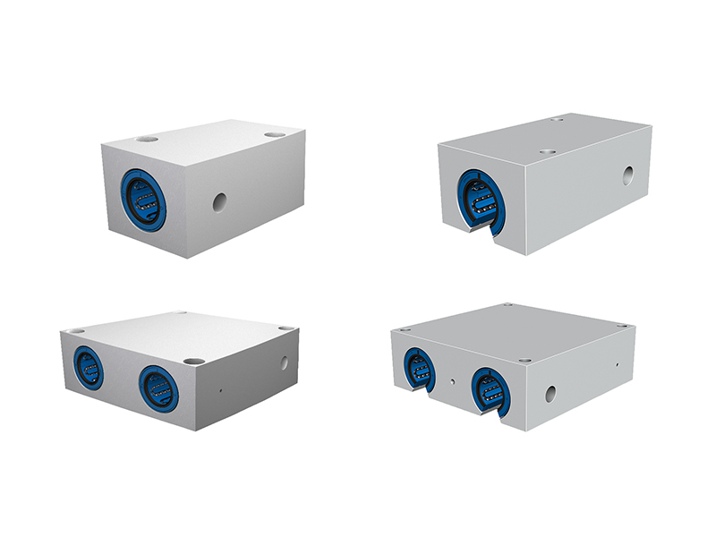 直線軸承串聯和四列組合單元 直線軸承串聯和四列組合單元